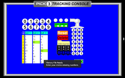 Pick 3 Lottery Tracking Pro