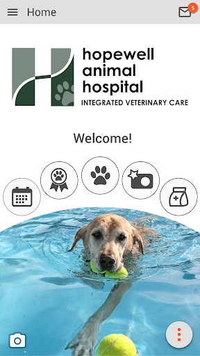 Android application Hopewell Animal Hospital screenshort