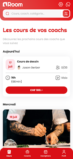 Android application Room screenshort