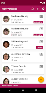Aperçu de l'application