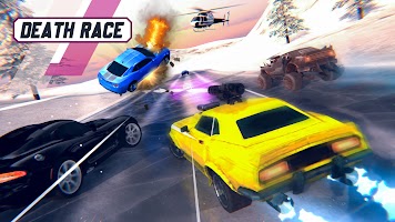 Ice Road Death Car Rally: Car Racing Games