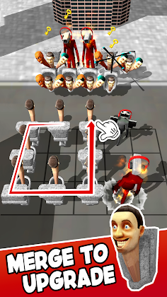 Merge Toilet Battle Monster - Screenshot 2