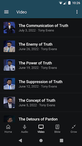 Tony Evans Sermons Screen 3