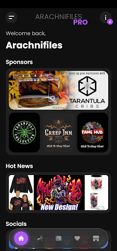 Android application Arachnifiles screenshort