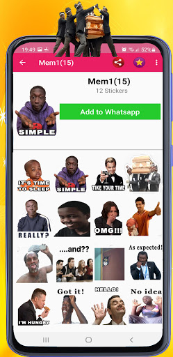 Funny Memes Stickers for Whats Screen 3