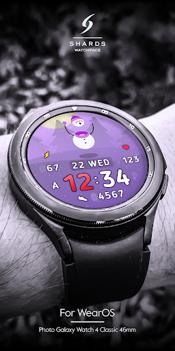 SH008 Watch Face, WearOS watch Screen 2