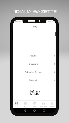 Android application Indiana Gazette screenshort