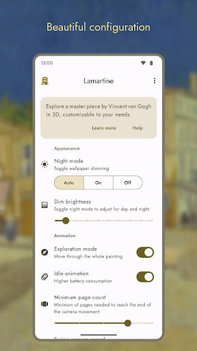 Lamartine: Live Wallpaper Screen 3