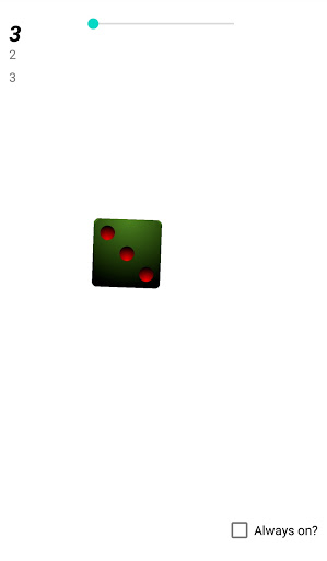 Android application Кубики для настольных игр Dice screenshort