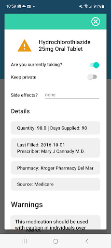 WhatMeds Screen 3