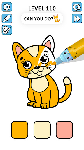 Coloring Page ASMR Drawing Screen 2