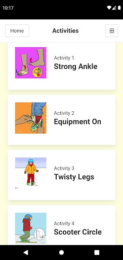 "I Ski" Kids Coaching Guide Screen 2