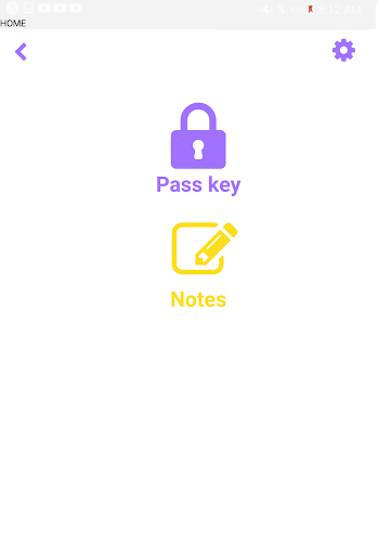 Passkey & Notes Screen 2