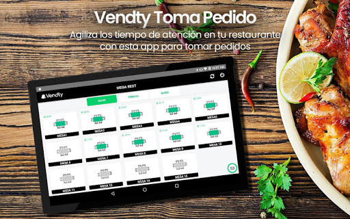 Android application Vendty Toma Pedido screenshort