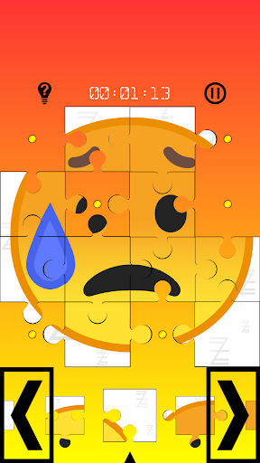 Android application emoji jigsaw screenshort