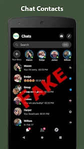 Messenger fake chat