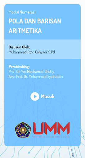Android application E-Modul Numerasi screenshort