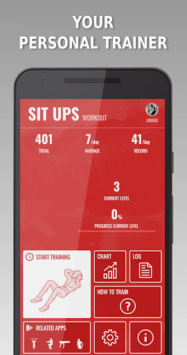 Sit Ups Screenshot 1 - AppWisp.com