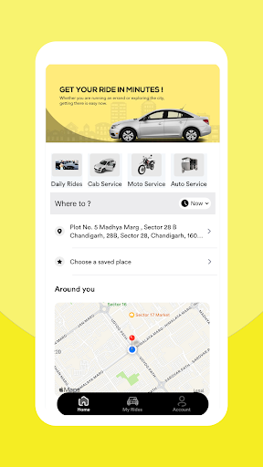OyeeRide Screen 2