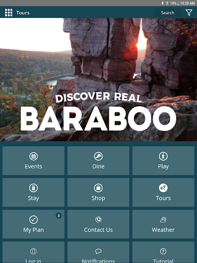 Screenshot of Visit Baraboo!