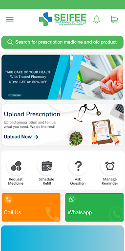 Android application Seifee Pharma screenshort