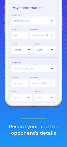 Screenshot of RacketStats Tennis