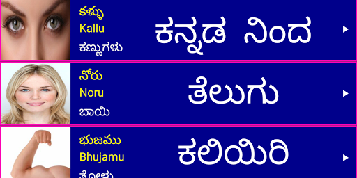 Android application Learn Telugu From Kannada screenshort