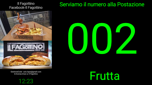 Gestione code Screen 2