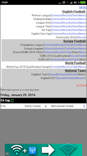 England Football Lite