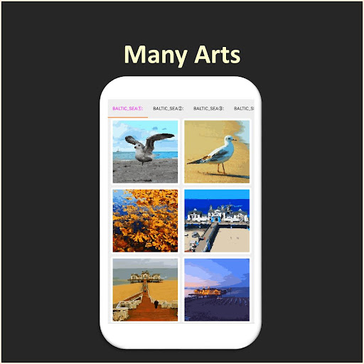Android application Color by Number - baltic_sea screenshort