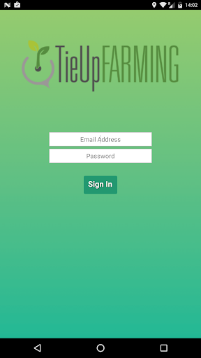 Android application Tie Up Farming screenshort