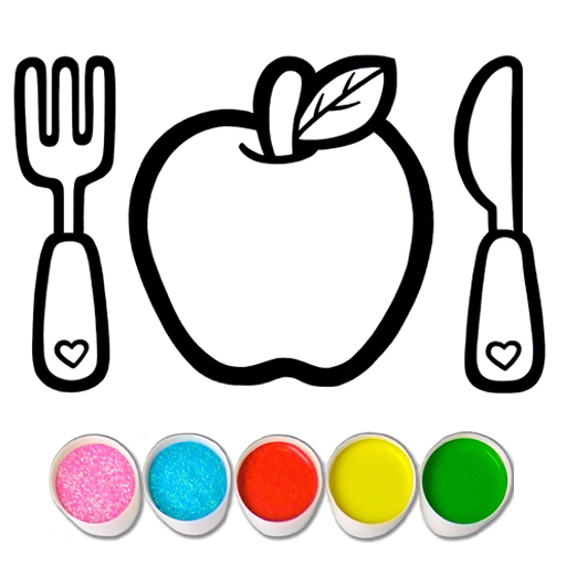 Coloring Meal for Kids Game 1.0 Icon