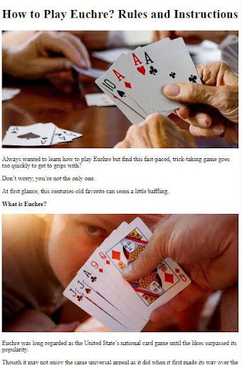 How to Play Euchre ekran görüntüsü