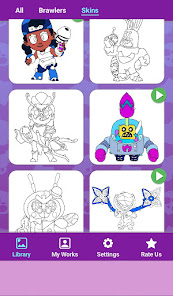 Screenshot 10 Coloring Brawl Stars All Skins android