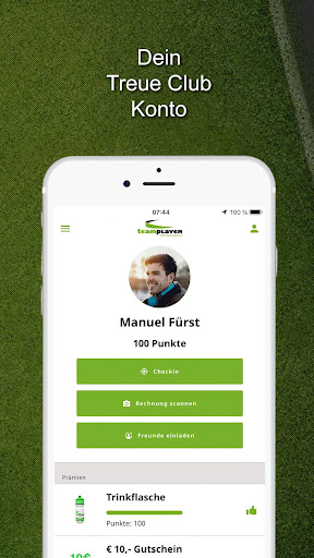 Android application Teamplayer Wels screenshort
