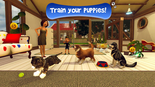 Virtual Puppy Simulator - Pet Dog Family Adventure  screenshots 1