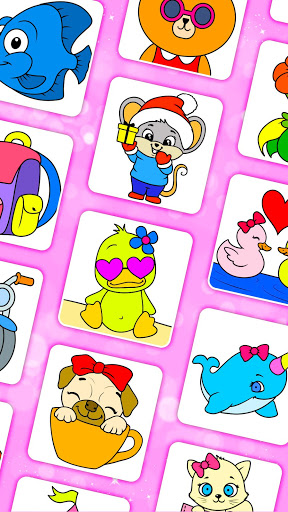 Cute Animals Color by Number