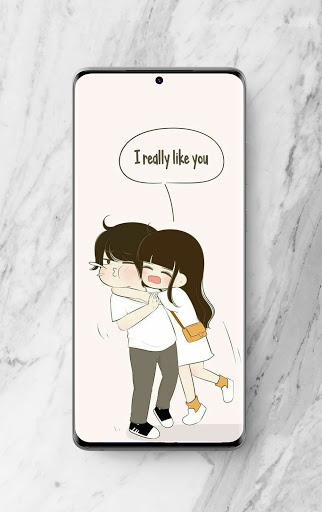 Fondo de pantalla de pareja sin conexión