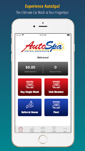 Android application AutoSpa Central Washington screenshort