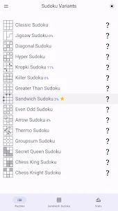 Sudoku Variants by PronobisML