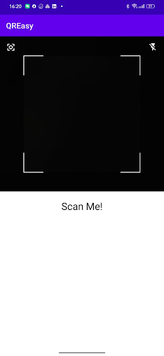 Android application QREasy: Simple QR Scanner screenshort