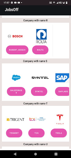JobsOff Screen 2