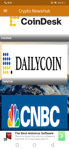 Crypto NewsHub Screen 2