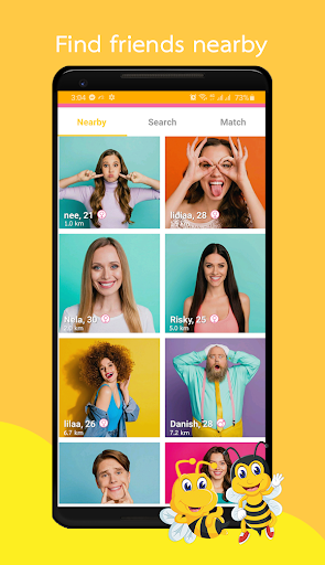 BeeChat - Meet People Global Screen 2