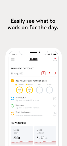 Screenshot of Plano Athletic Club Online
