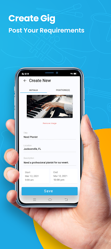 Android application MixingBoard - Social Platform screenshort