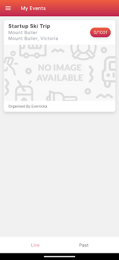 Eventicka Check-in App Screen 2