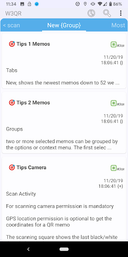 W3QR - Your Memos Screenshot 1 - AppWisp.com