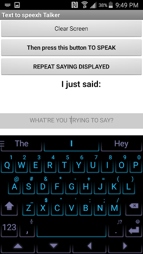 TTS Talker Screen 2
