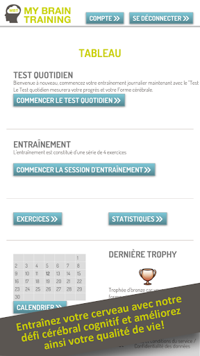 Aperçu de l'application